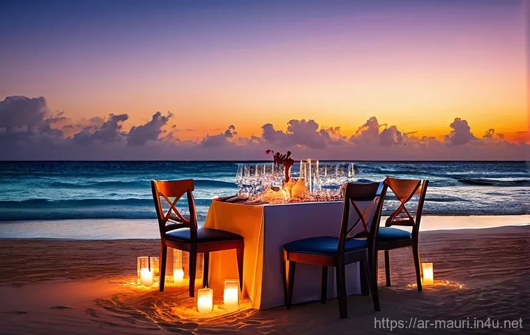 모리셔스 럭셔리 호텔 - **Prompt:** A breathtaking, high-angle drone shot capturing a luxurious private villa seamlessly int...