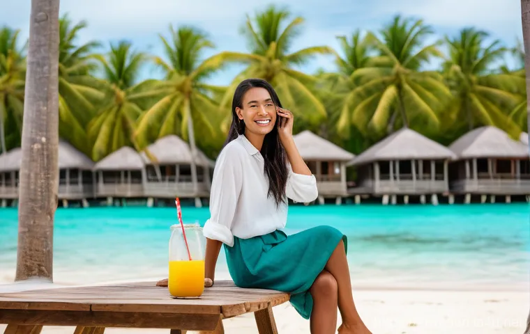 모리셔스 프리랜서 가능 여부 - Prompt 1: Serene Digital Nomad at a Mauritian Beach**